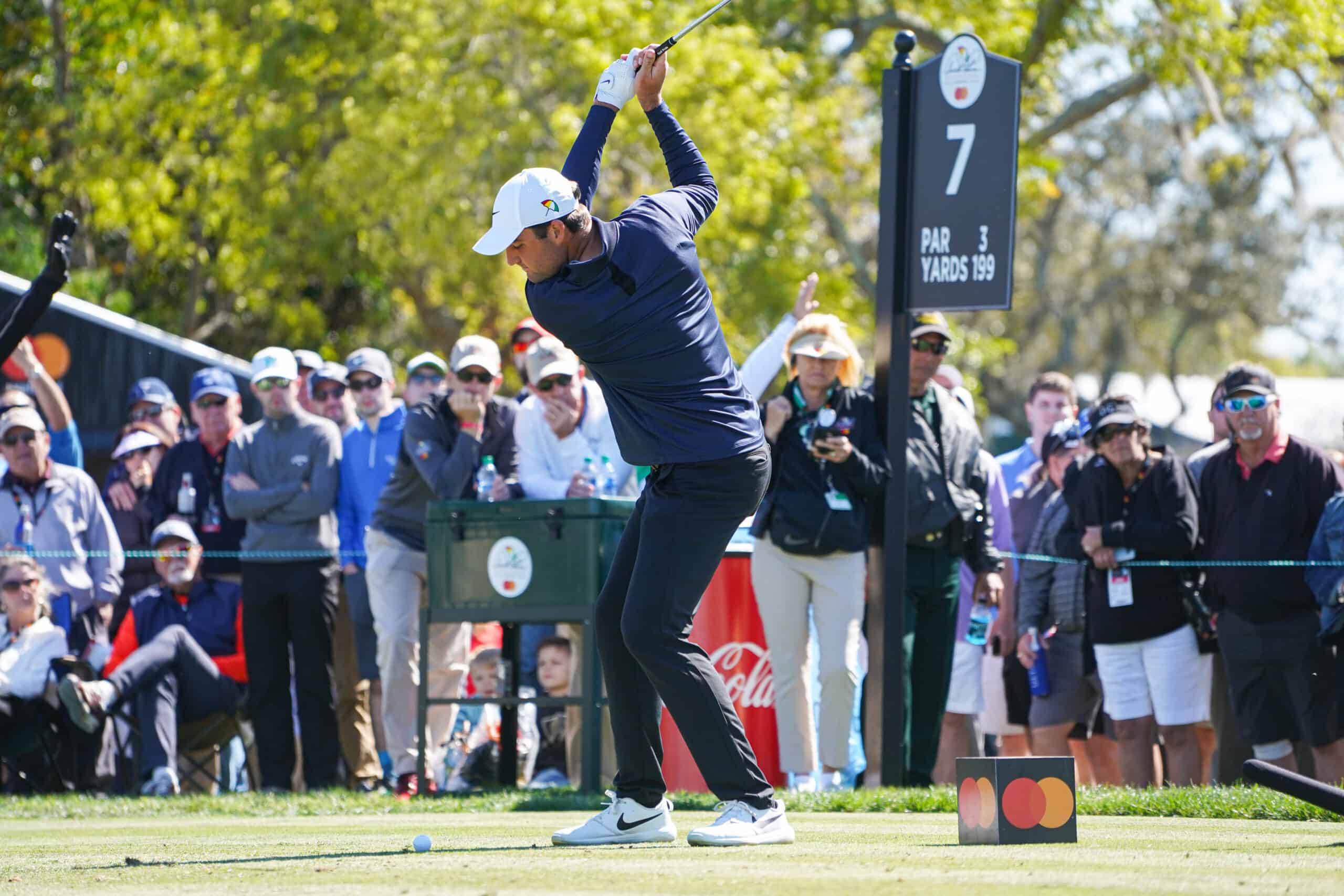 Scottie Scheffler Competing During the 2020 Arnold Palmer Invitational Third Round Groupings at Bay HIll Club  Lodge in Orlando Florida on Thursday March 7, 2020.  Photo Credit: 