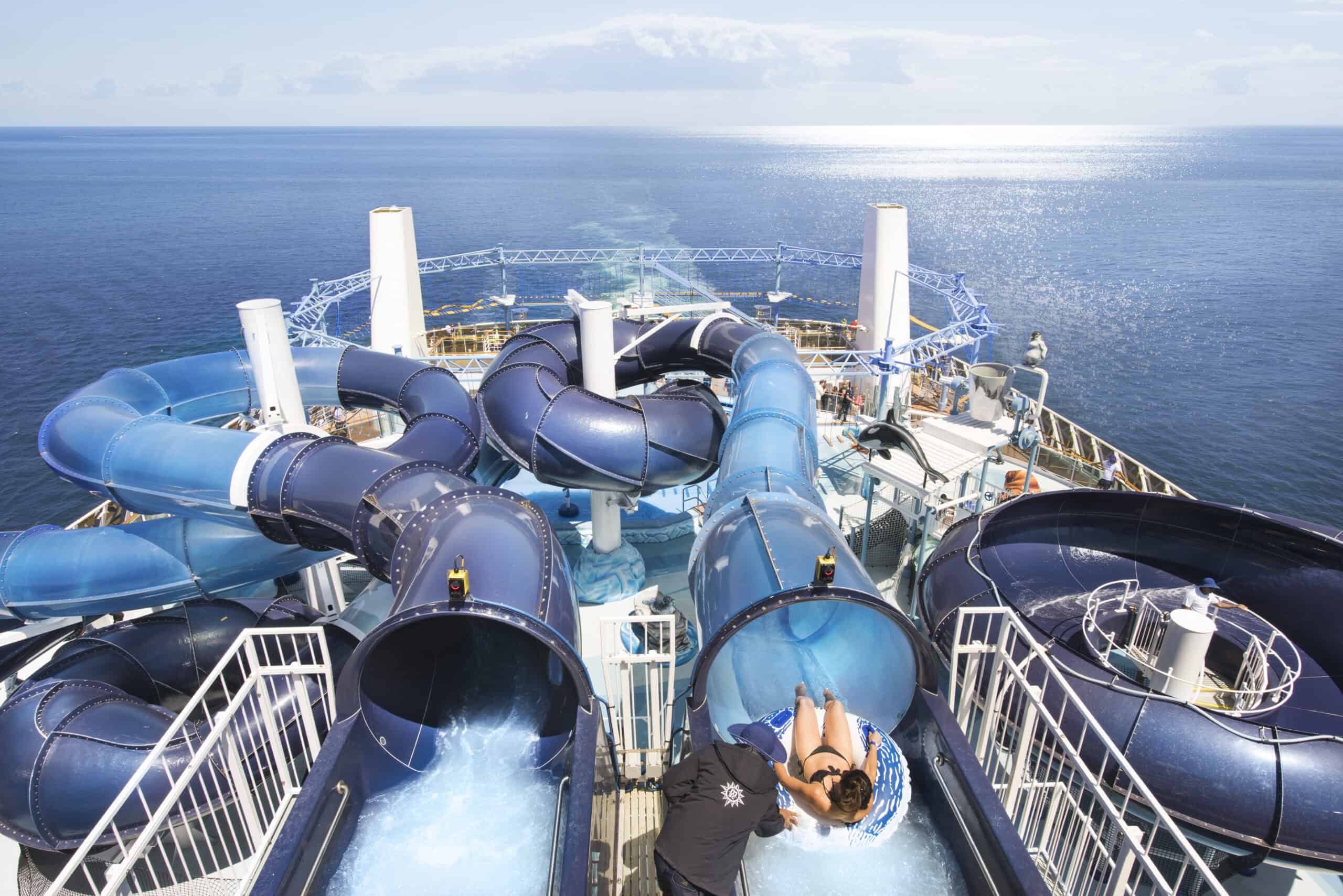 MSC Cruises Waterslides MSC Meraviglia, Polar Aquapark