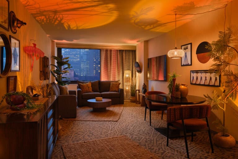 See Inside The Brand New, One-of-a-Kind Lion King Suite at Hilton New York Times Square